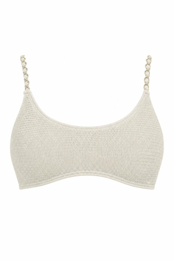 BONDI GOLD CHAIN BRALETTE BIKINI TOP