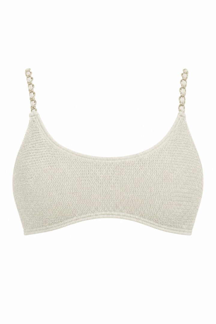 BONDI GOLD CHAIN BRALETTE BIKINI TOP