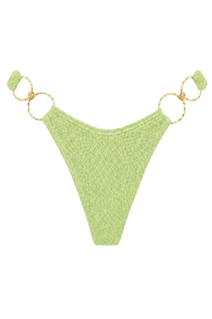 DUBAI MULTI GOLD RING MODERATE COVERAGE BIKINI BOTTOM