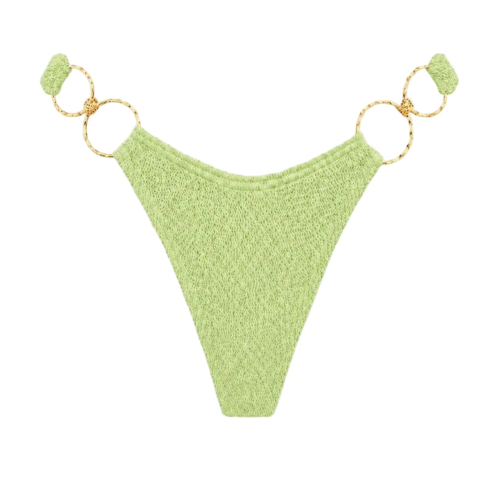 DUBAI MULTI GOLD RING MODERATE COVERAGE BIKINI BOTTOM