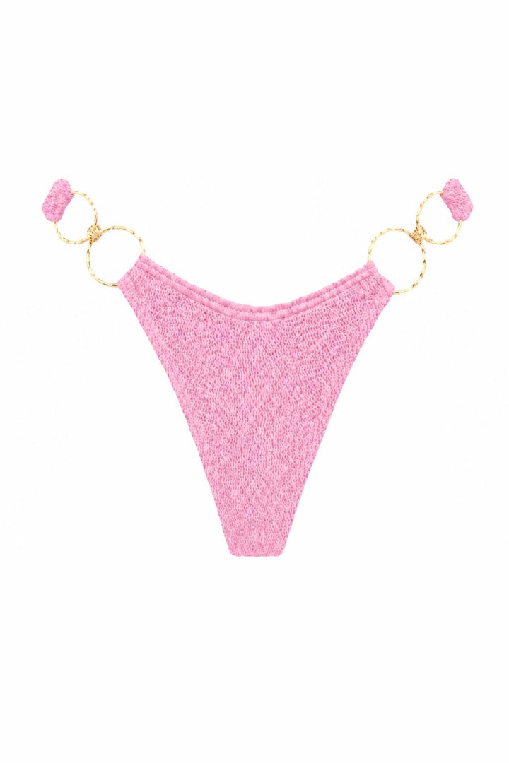DUBAI MULTI GOLD RING MODERATE COVERAGE BIKINI BOTTOM