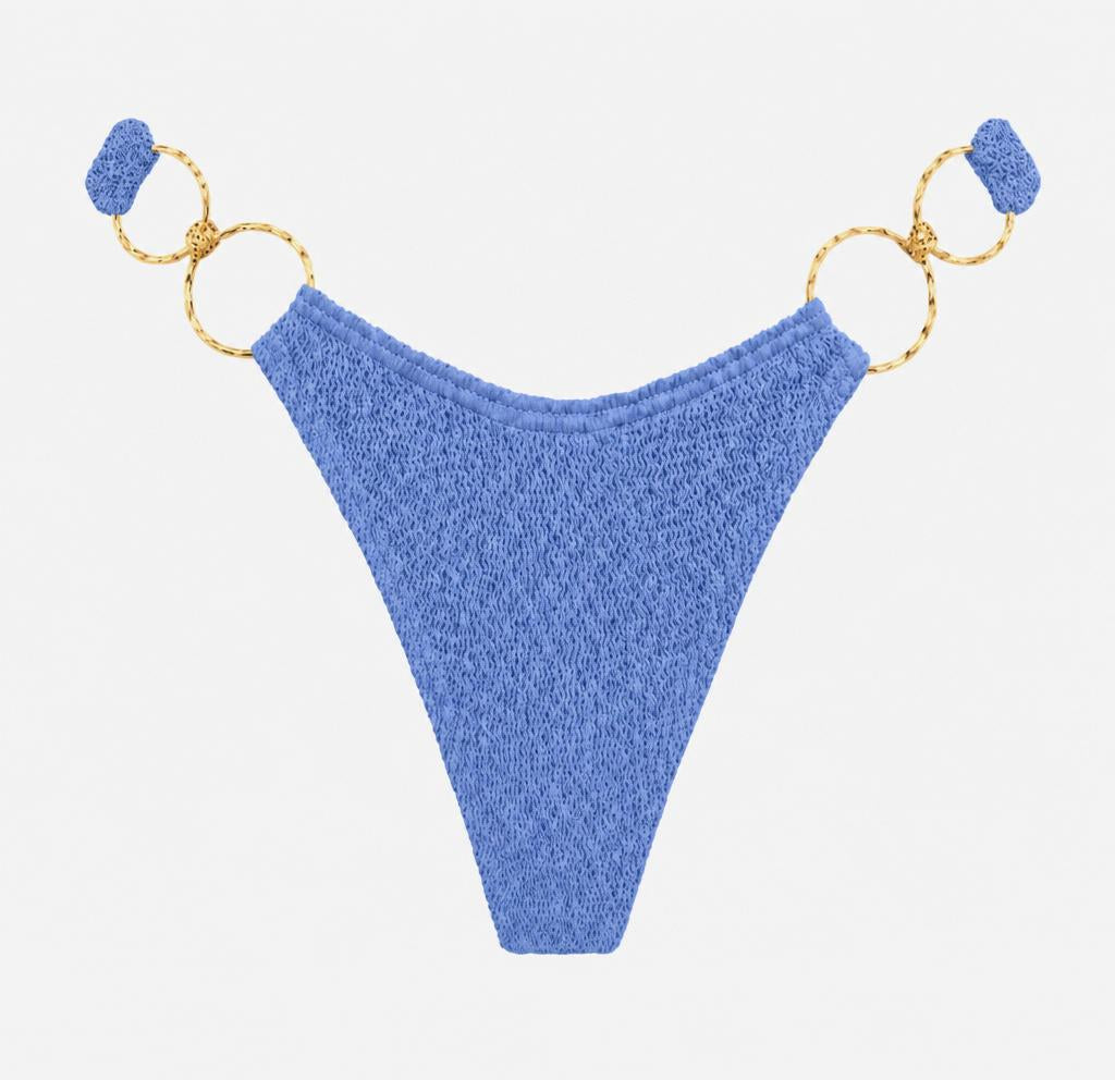 DUBAI MULTI GOLD RING MODERATE COVERAGE BIKINI BOTTOM