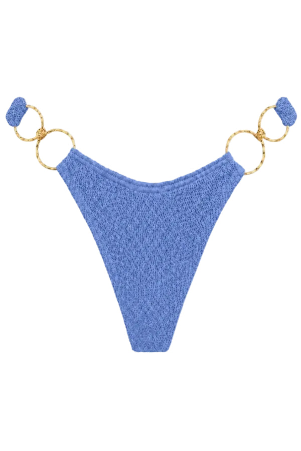 DUBAI MULTI GOLD RING MODERATE COVERAGE BIKINI BOTTOM