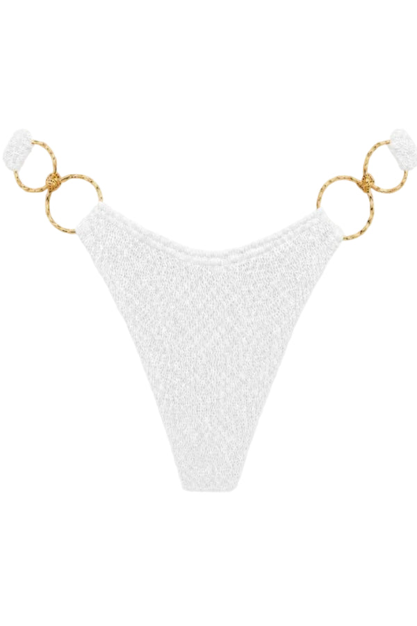 DUBAI MULTI GOLD RING MODERATE COVERAGE BIKINI BOTTOM
