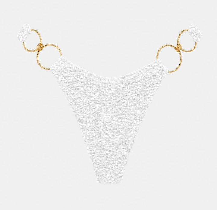 DUBAI MULTI GOLD RING MODERATE COVERAGE BIKINI BOTTOM