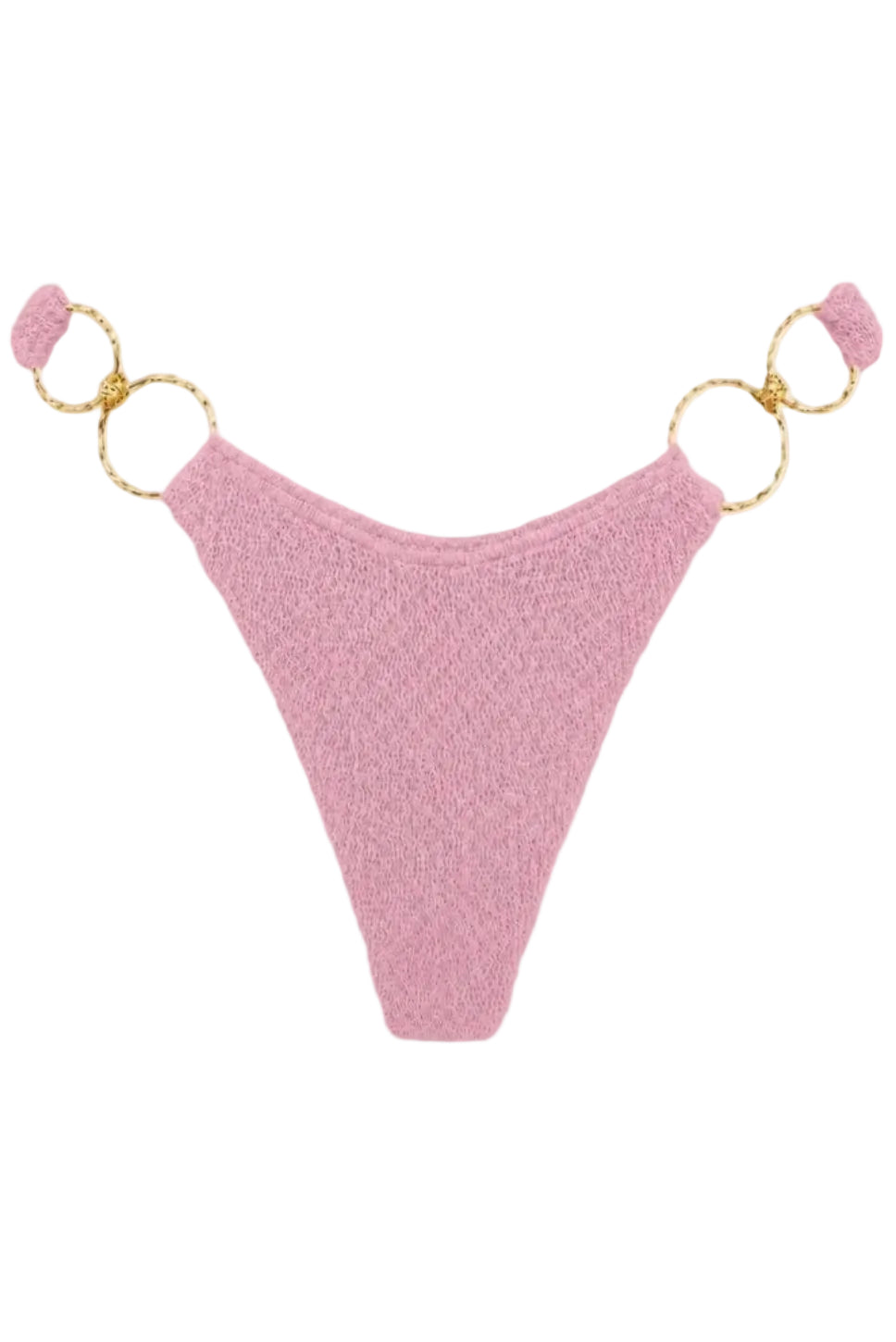 DUBAI MULTI GOLD RING MODERATE COVERAGE BIKINI BOTTOM