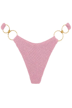 DUBAI MULTI GOLD RING MODERATE COVERAGE BIKINI BOTTOM