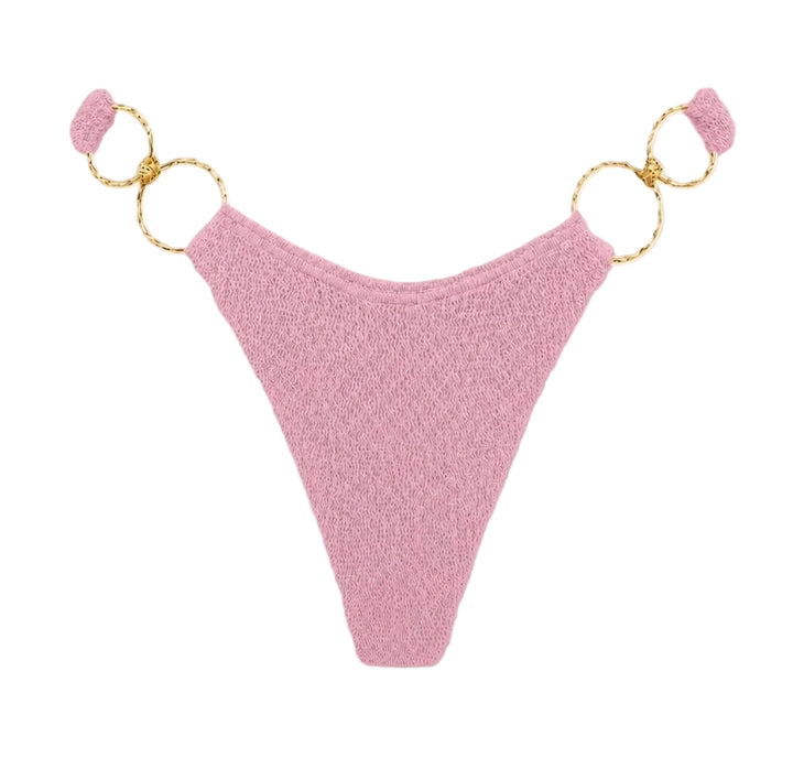 DUBAI MULTI GOLD RING MODERATE COVERAGE BIKINI BOTTOM
