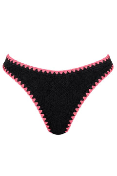 CROCHET BARCELONA FULL COVERAGE BIKINI BOTTOM