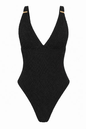 PARIS GOLD SLIDER ONE PIECE SWIMSUIT
