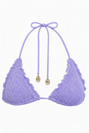 MALTA SCALLOPED TRIANGLE BIKINI TOP