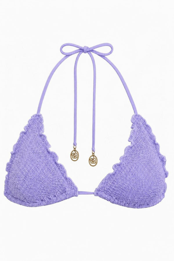 MALTA SCALLOPED TRIANGLE BIKINI TOP