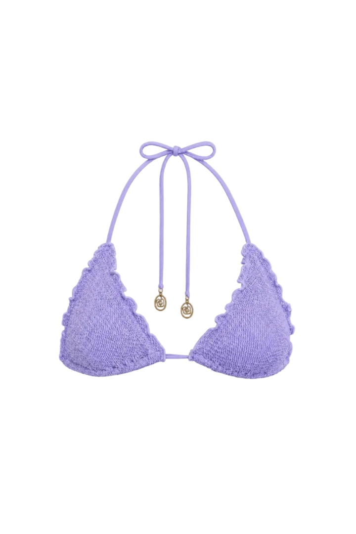 MALTA SCALLOPED TRIANGLE BIKINI TOP
