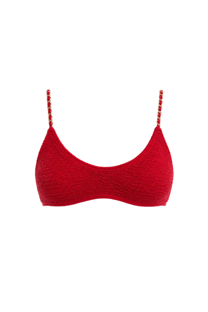 BONDI GOLD CHAIN BRALETTE BIKINI TOP