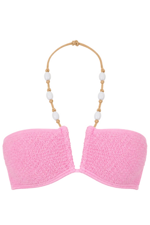 TOKYO HALTER STONE BANDEAU BIKINI TOP
