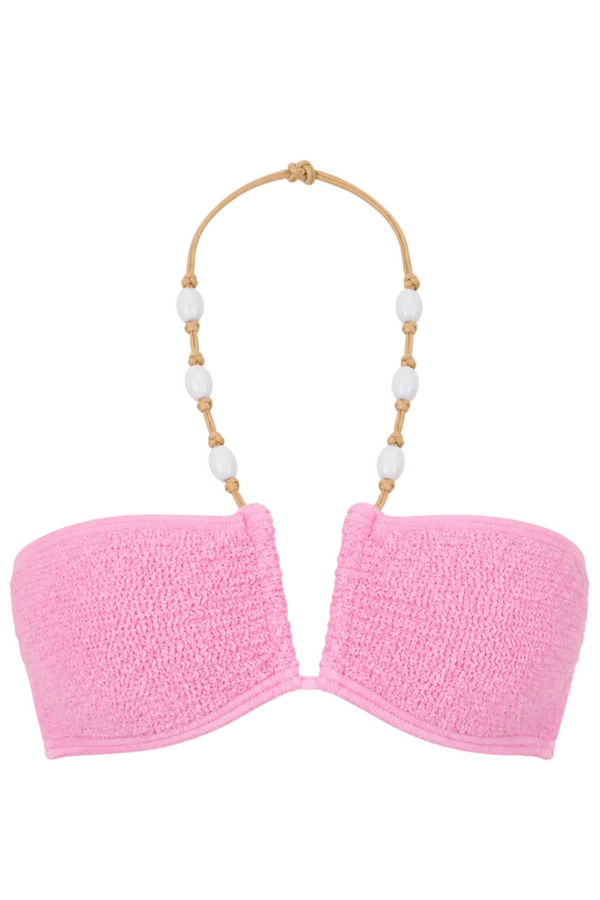 TOKYO HALTER STONE BANDEAU BIKINI TOP