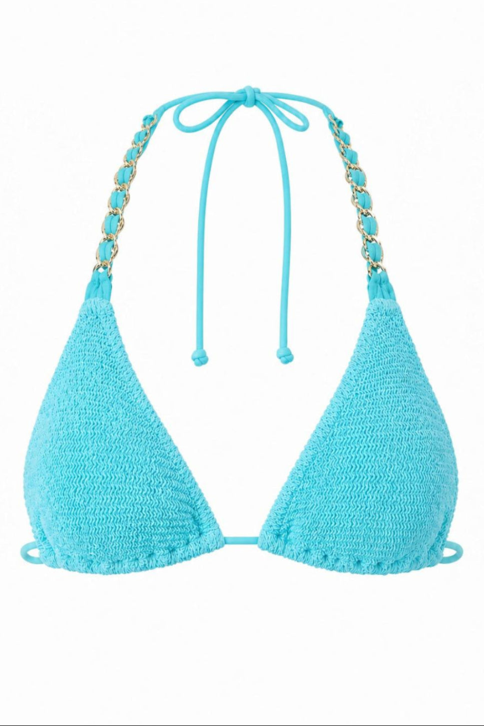 SYDNEY GOLD CHAIN TRIANGLE BIKINI TOP
