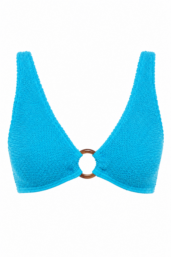 VIENNA TORTOISE SCOOP NECK BIKINI TOP