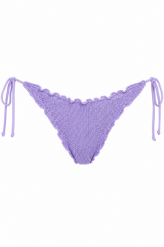 MALTA SCALLOPED STRINGS MID COVERAGE BIKINI BOTTOM