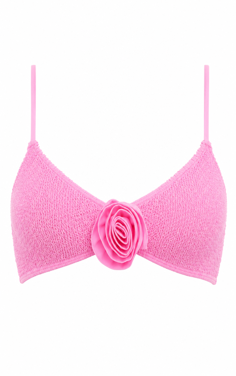 ROSE MALDIVES BRALETTE BIKINI TOP