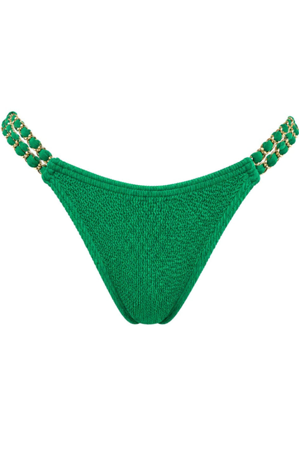 SYDNEY GOLD CHAINS FULL COVERAGE BIKINI BOTTOM