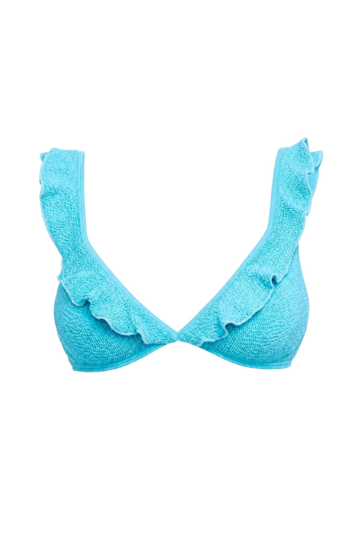 COZUMEL RUFFLES BIKINI TOP