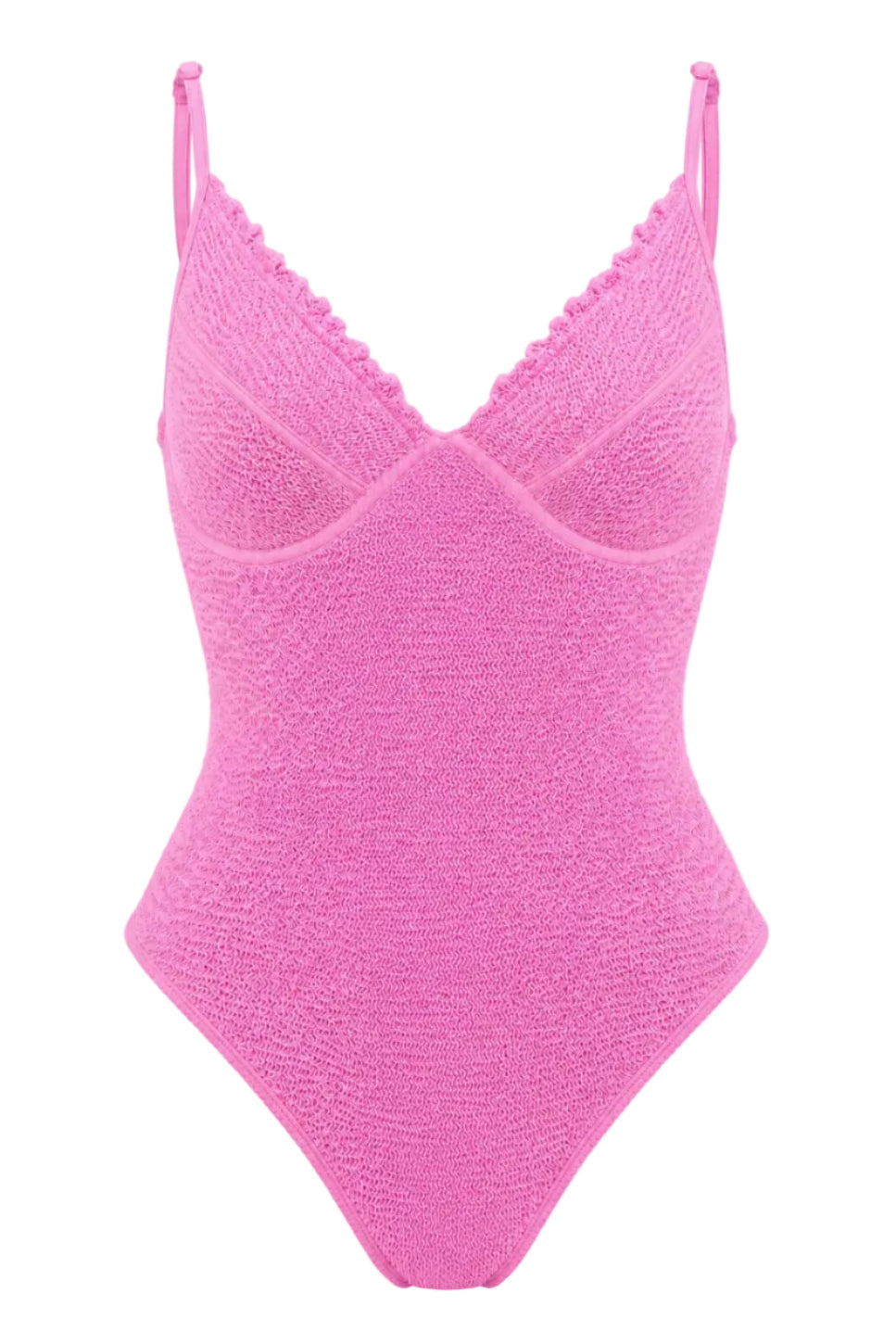 MALIBU SCALLOPED UNDERWIRE ONE PIECE SWIMSUIT
