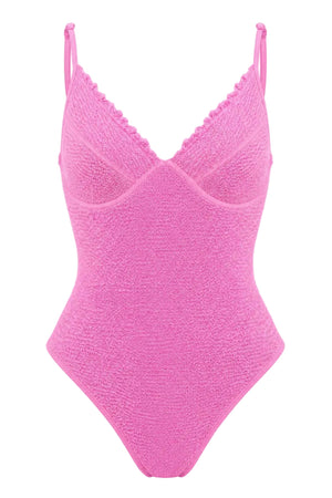 MALIBU SCALLOPED UNDERWIRE ONE PIECE SWIMSUIT