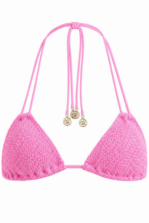 CAPRI STRINGS TRIANGLE GOLD ACCESSORIES BIKINI TOP