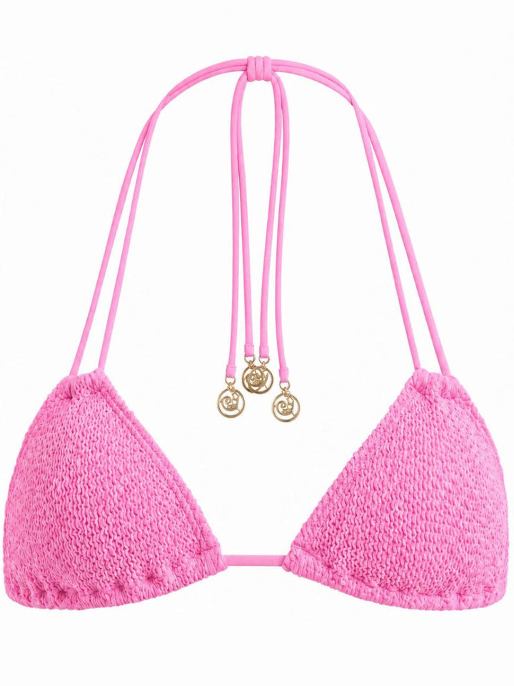 CAPRI STRINGS TRIANGLE GOLD ACCESSORIES BIKINI TOP