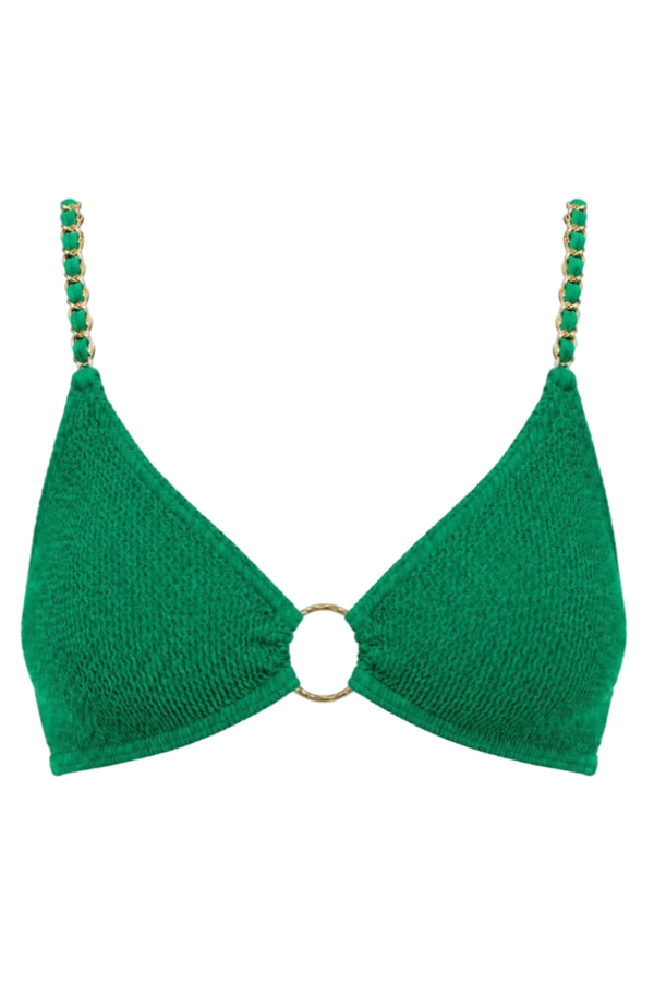 BLUEWATERS CHAINS BRALETTE GOLD RING BIKINI TOP