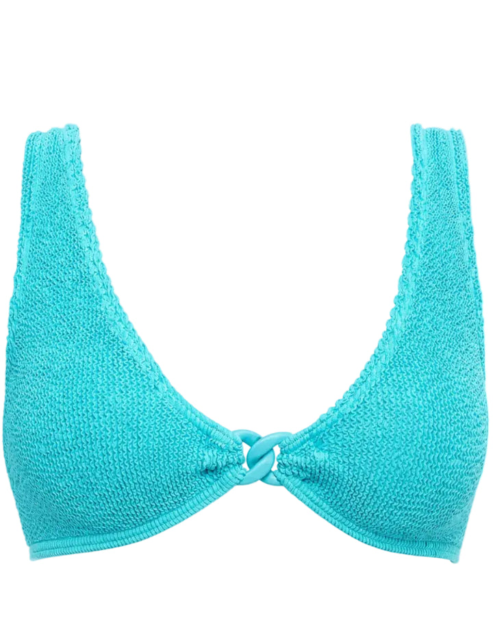 DUBLIN CHAIN SCOOP NECK BIKINI TOP
