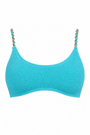 BONDI GOLD CHAIN BRALETTE BIKINI TOP