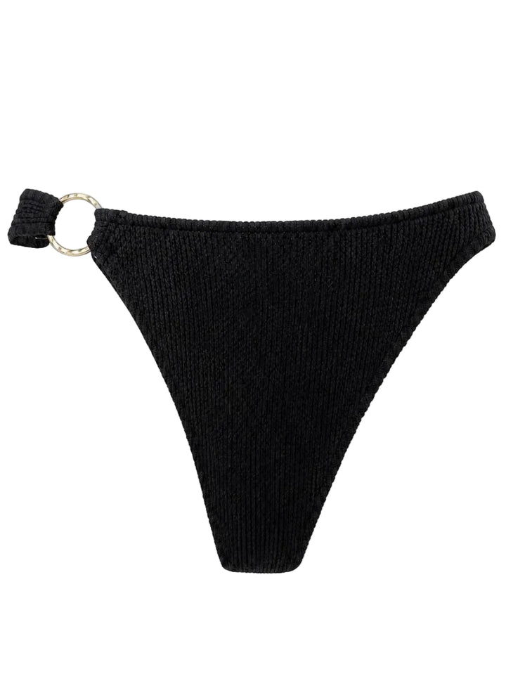 OSAKA SIDE GOLD RING MID COVERAGE BIKINI BOTTOM