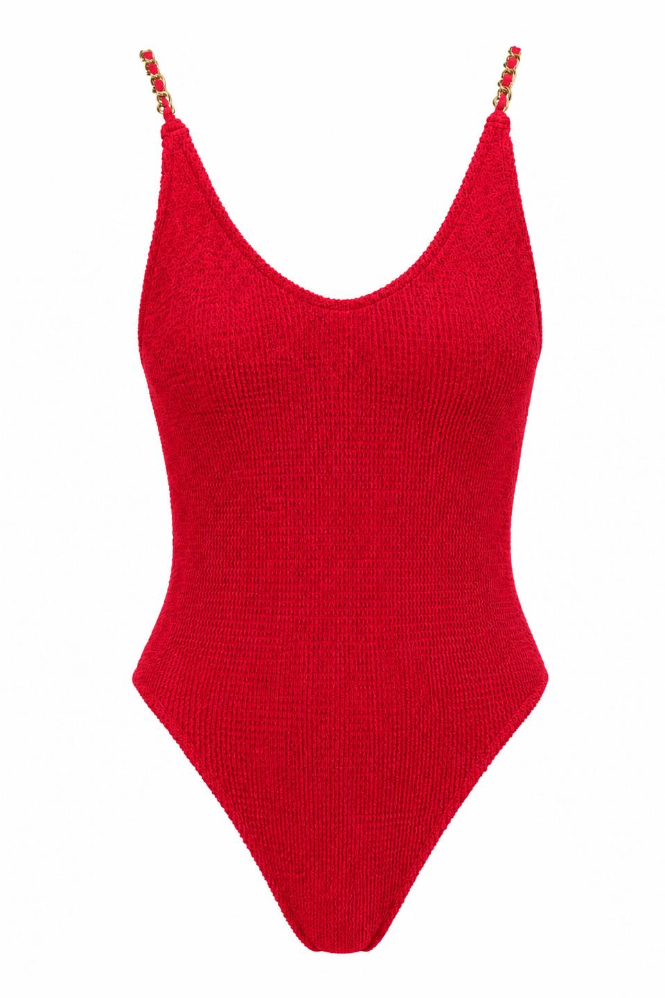 SYDNEY GOLD CHAINS ONE PIECE SWIMSUIT