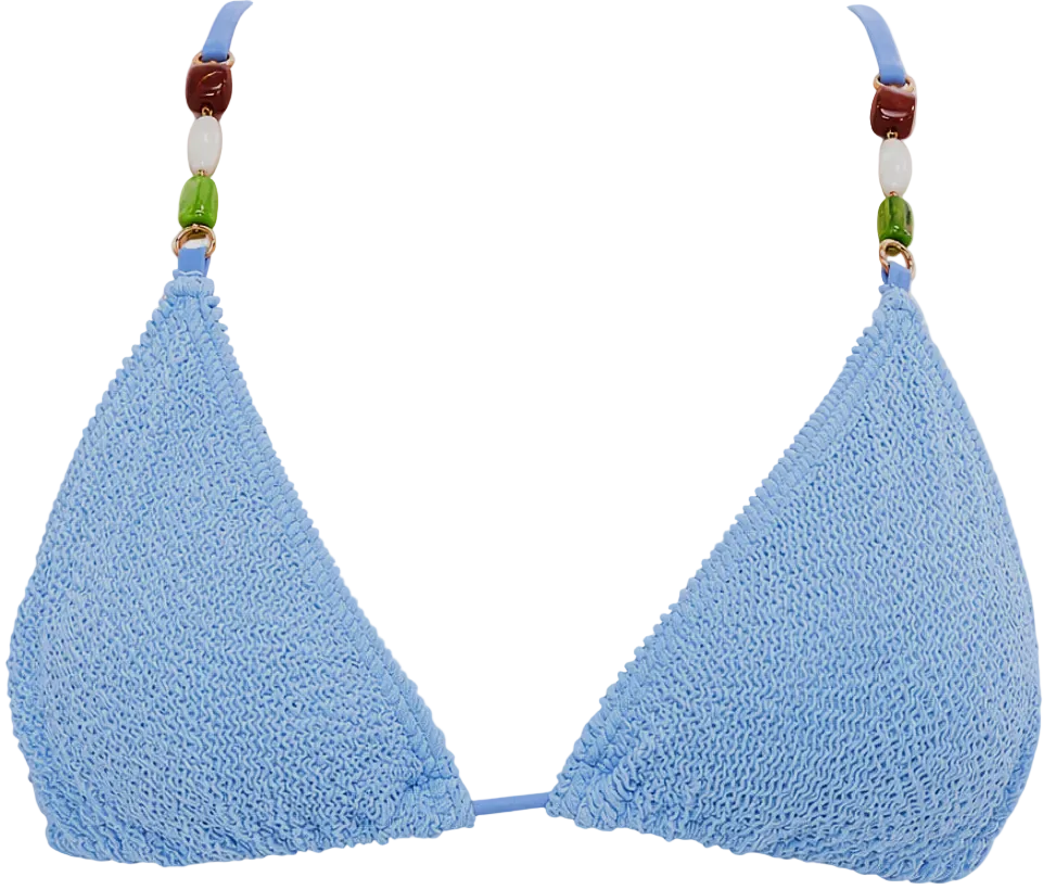 CORFU STONES TRIANGLE BIKINI TOP