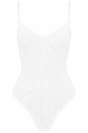 ST TROPEZ UNDERWIRE SPAGHETTI STRAPS ONE PIECE SWIMSUIT