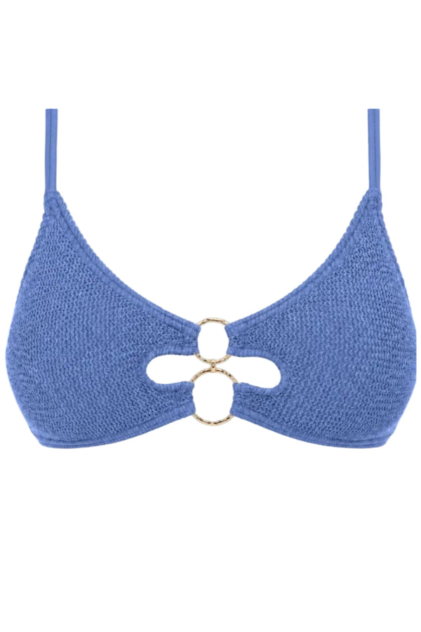 DUBAI MULTI GOLD RING BRALETTE BIKINI TOP