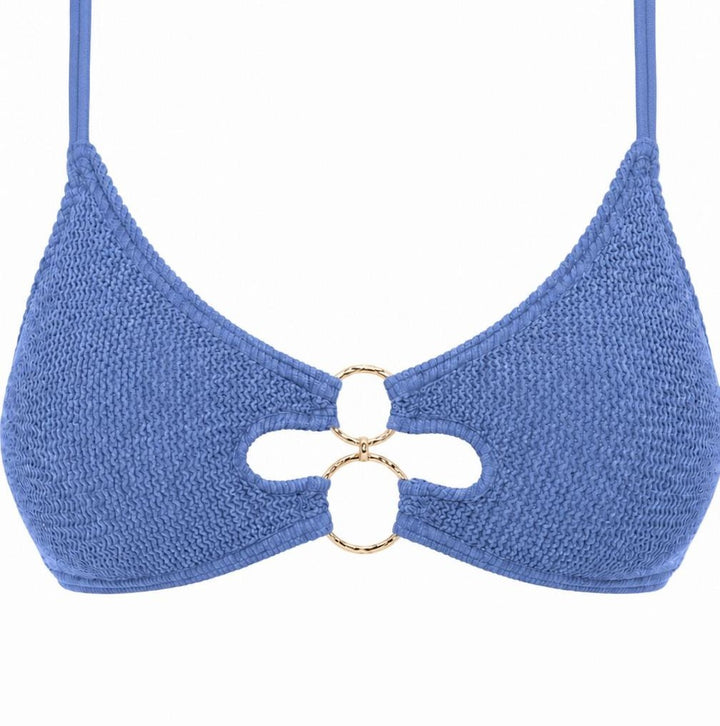 DUBAI MULTI GOLD RING BRALETTE BIKINI TOP