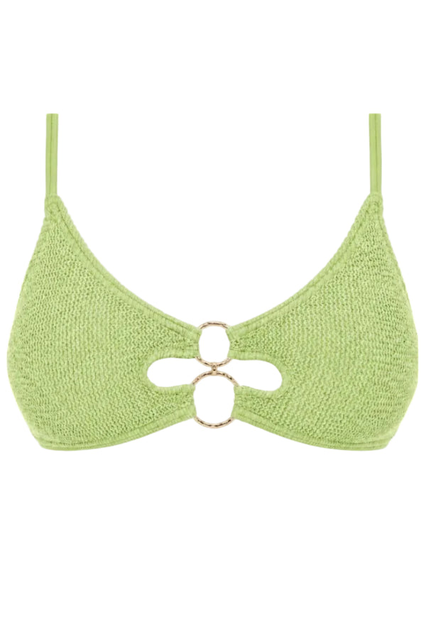 DUBAI MULTI GOLD RING BRALETTE BIKINI TOP