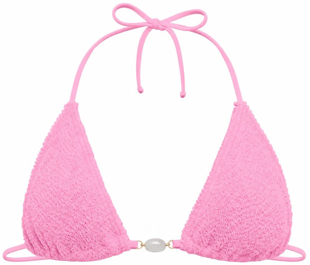 ALEXANDRIA STONE TRIANGLE STRINGS BIKINI TOP
