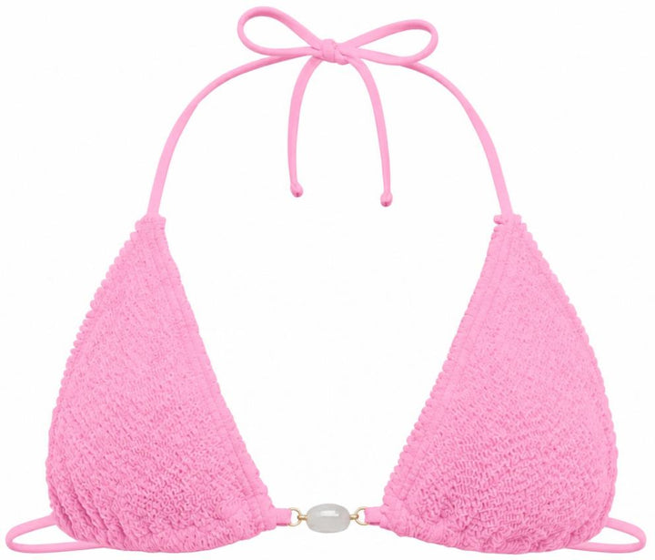 ALEXANDRIA STONE TRIANGLE STRINGS BIKINI TOP