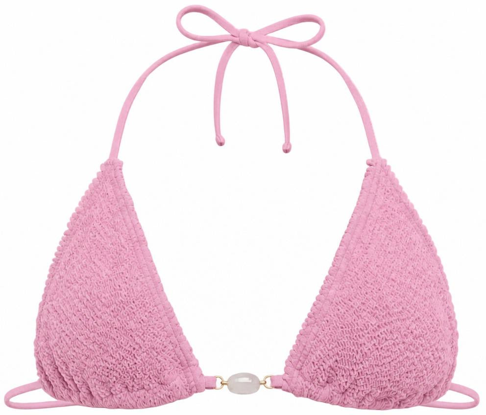 ALEXANDRIA STONE TRIANGLE STRINGS BIKINI TOP