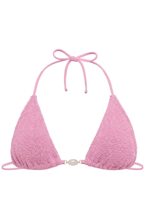 ALEXANDRIA STONE TRIANGLE STRINGS BIKINI TOP