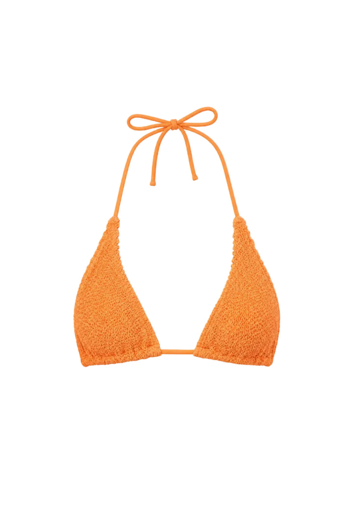 BELIZE LONG TRIANGLE STRINGS BIKINI TOP