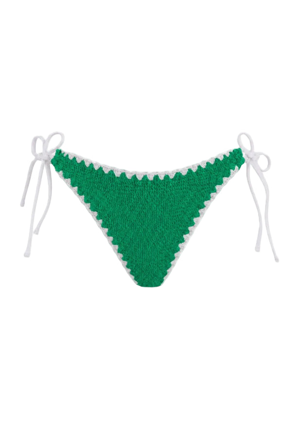 CROCHET JAMAICA TIE SIDE BIKINI BOTTOM