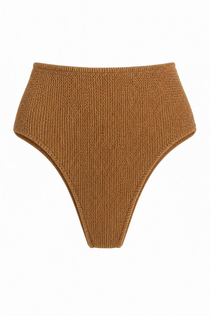 VENICE HIGH-WAISTED FULL COVERAGE BIKINI BOTTOM
