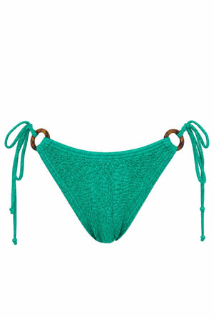 SANTORINI TORTOISE RINGS FULL COVERAGE BIKINI BOTTOM