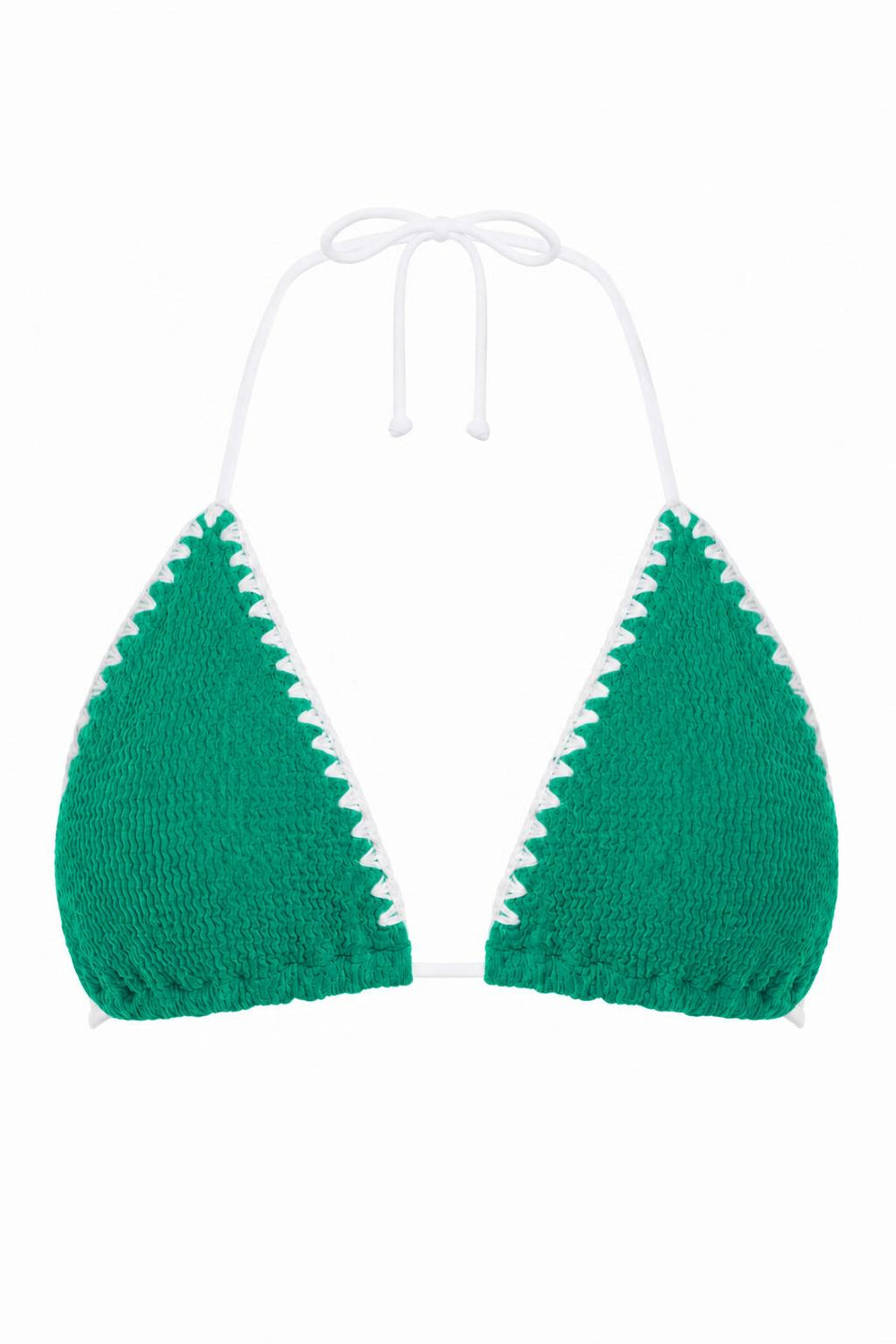CROCHET JAMAICA TRIANGLE STRINGS BIKINI TOP