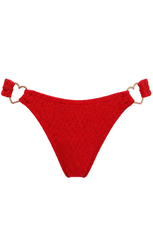 FIJI HEART ACCENT BIKINI BOTTOM